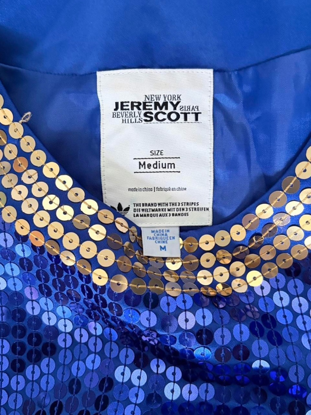 Jeremy Scott x Adidas Jersey Dress  NWOT - Picture 8 of 8